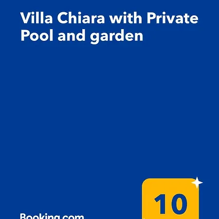 Villa Chiara With Private Pool And Garden